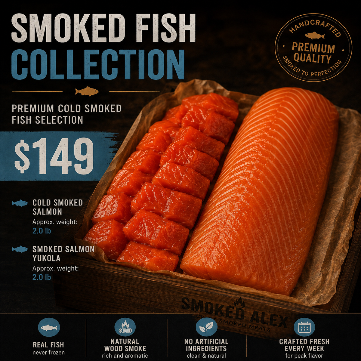 Cold-Smoked Salmon Duo Box — Free Delivery